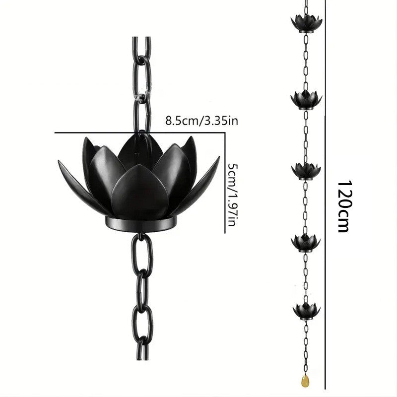 Lotus Flower Rain Chain