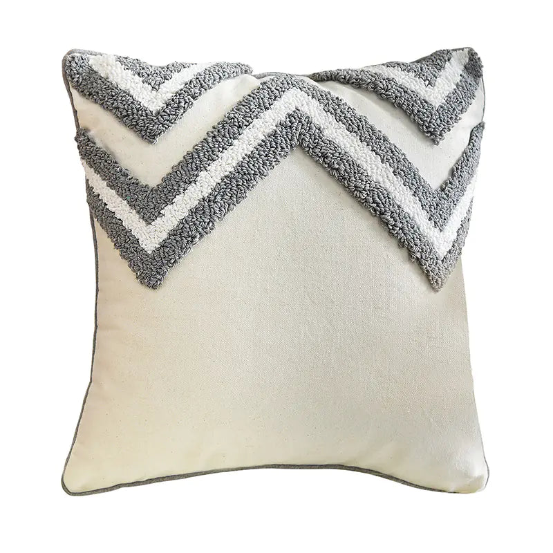 Retro Tufted Wind Throw Pillow