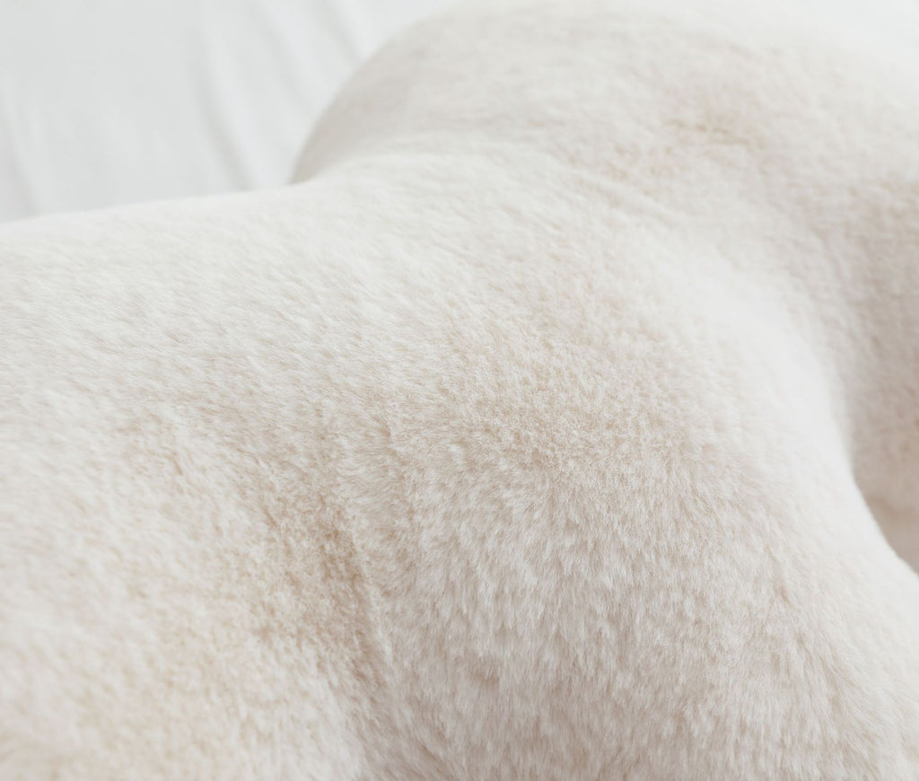 Rabbit Velvet Bedside Statement Pillow