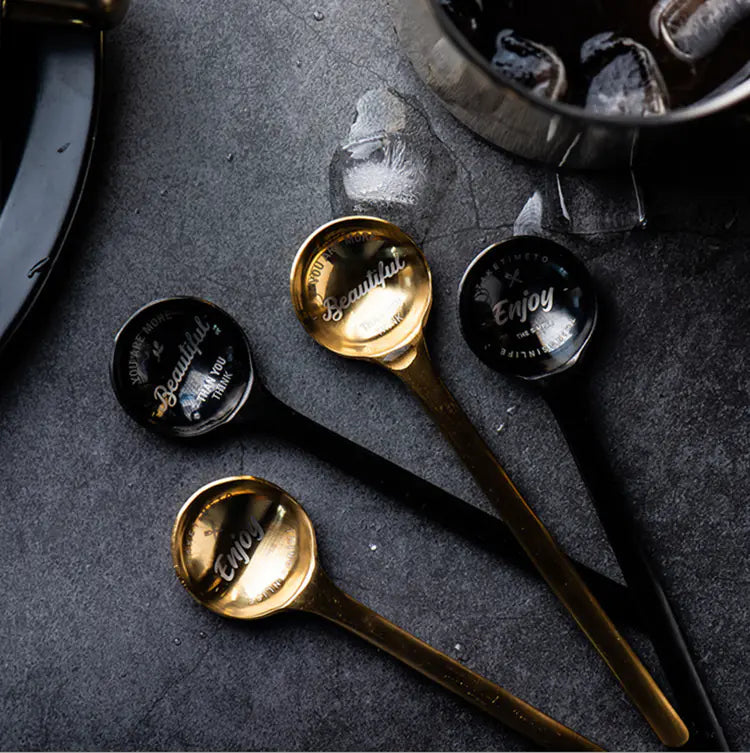 Vintage Stainless Steel Coffee Spoon