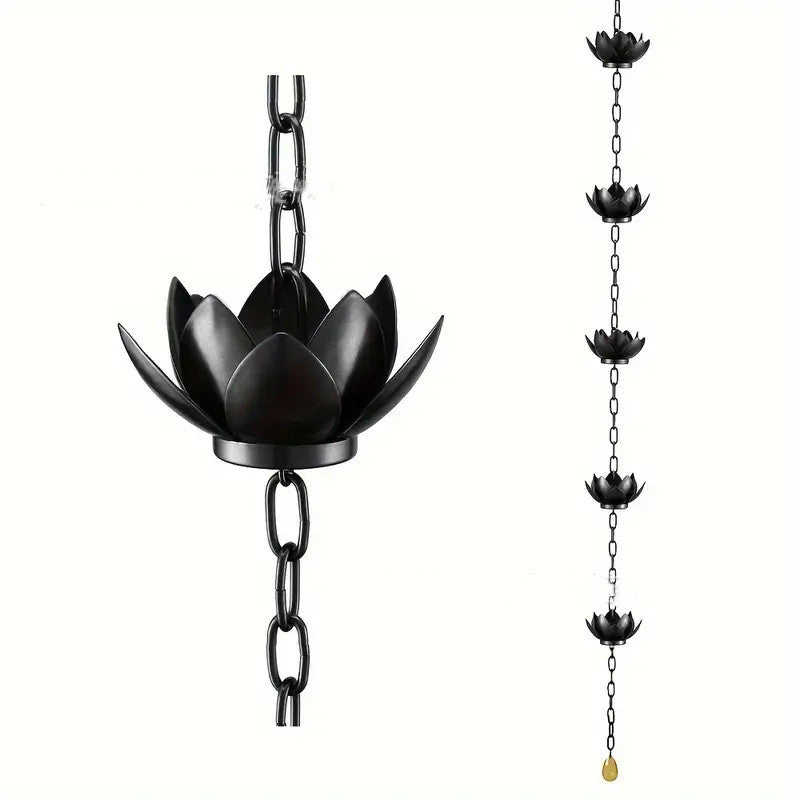 Lotus Flower Rain Chain