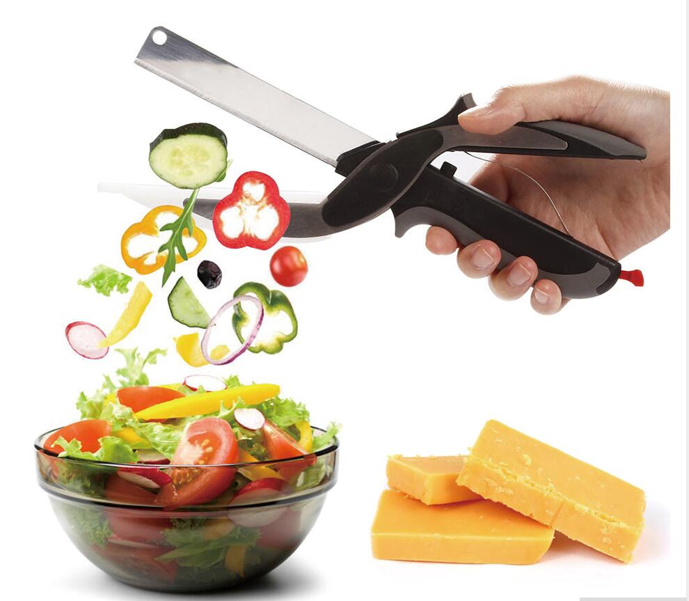 Stainless Steel Kitchen Knife Shears Vegetable Slicer