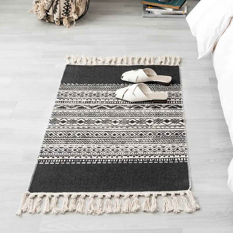 Cotton Linen Area Rug and Tapestry