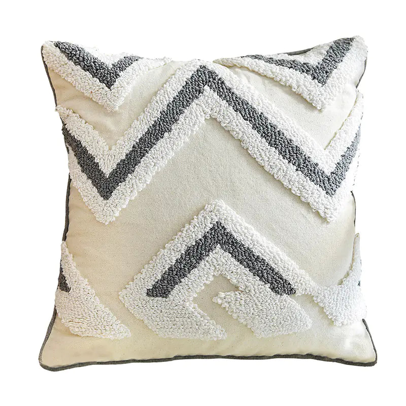Retro Tufted Wind Throw Pillow