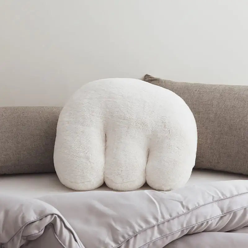 Rabbit Velvet Bedside Statement Pillow