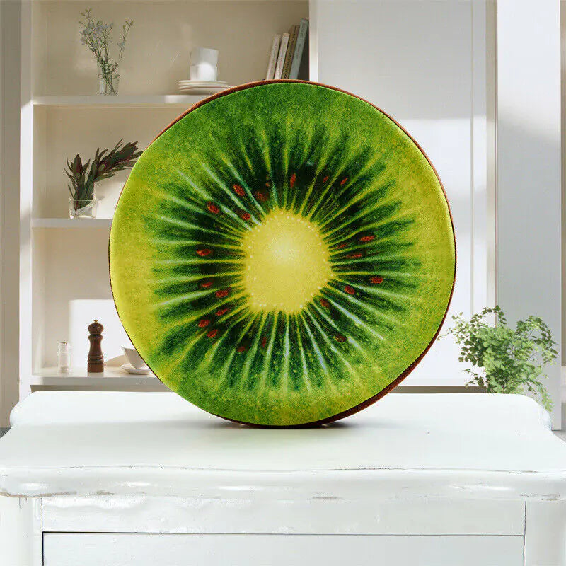 Printed Round Fruit Cushion
