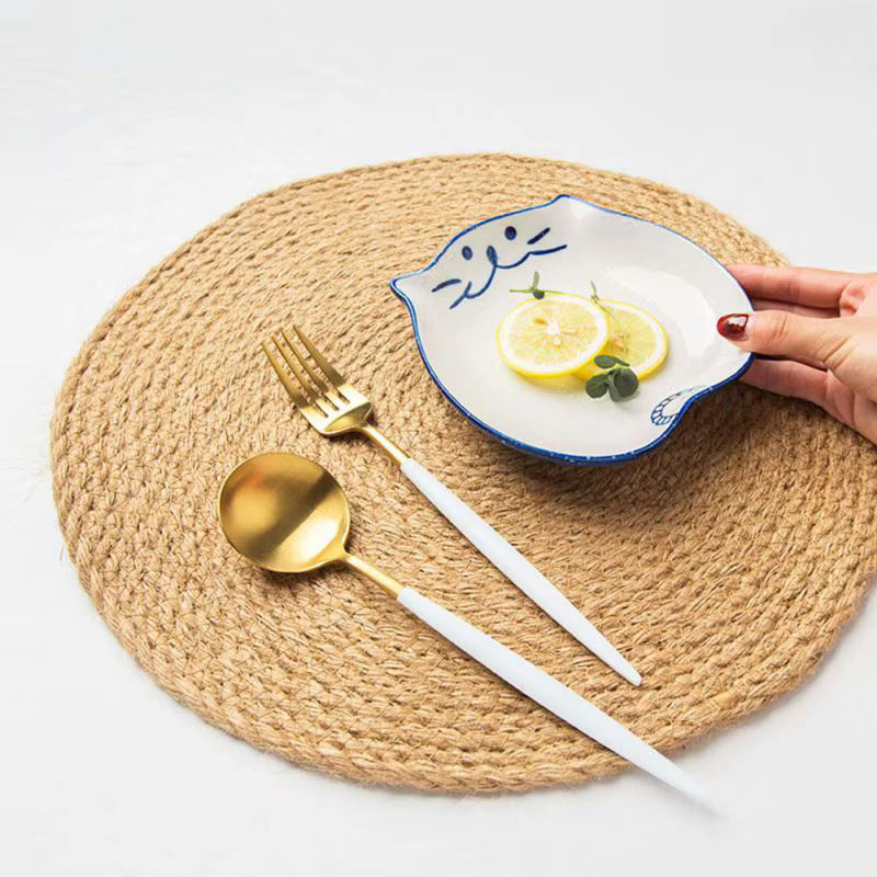 Thick Round Heat-Resistant Kitchen Table Mat