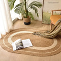 Circular Woven Carpet for Home and Bedroom