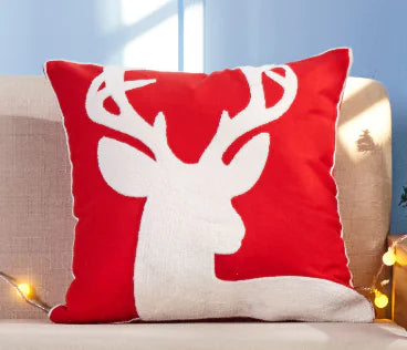 New Christmas Embroidery Pillowcase for Home Decor