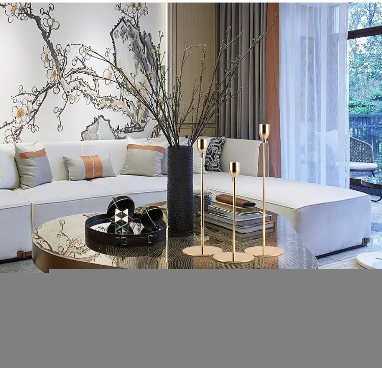 Single Head Candle Holder for European Style Decor