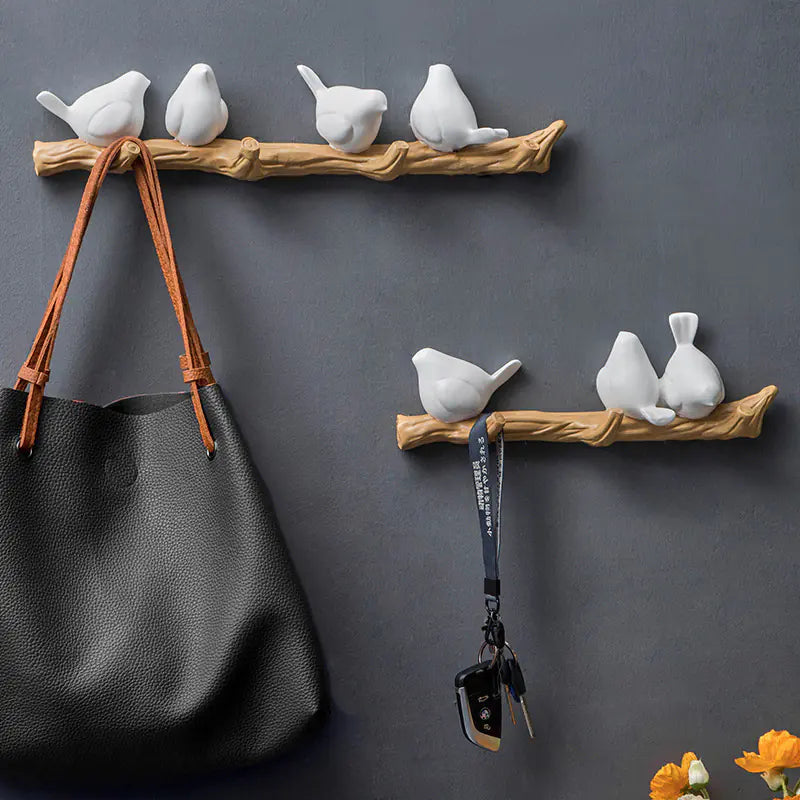 Bird Wall Hook for Clothing and Accessories