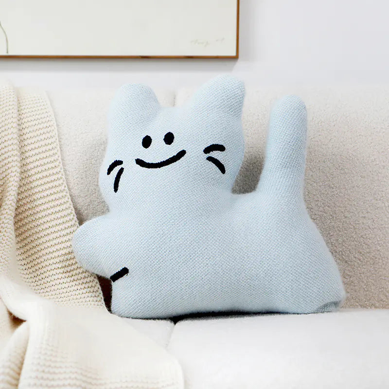 Cat Pillow Cover - Cute Nordic Style Cushion