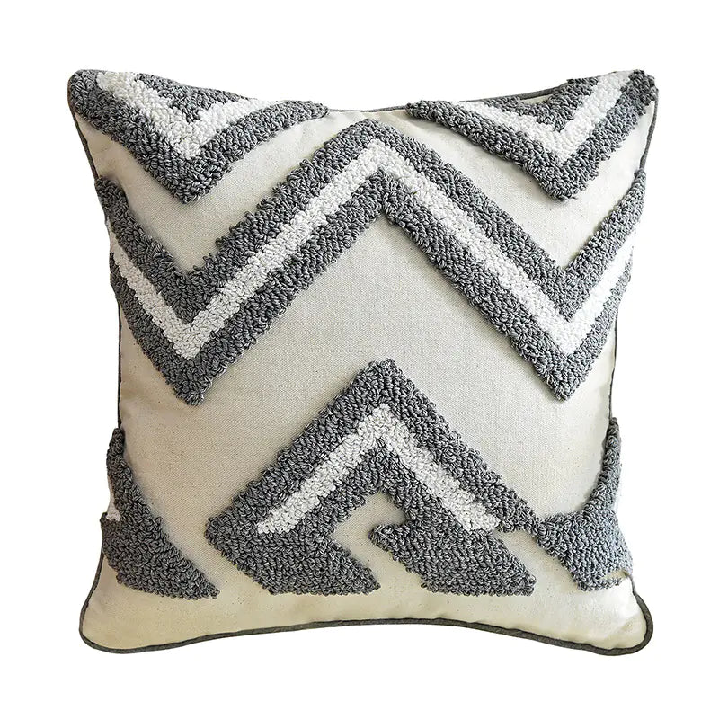 Retro Tufted Wind Throw Pillow