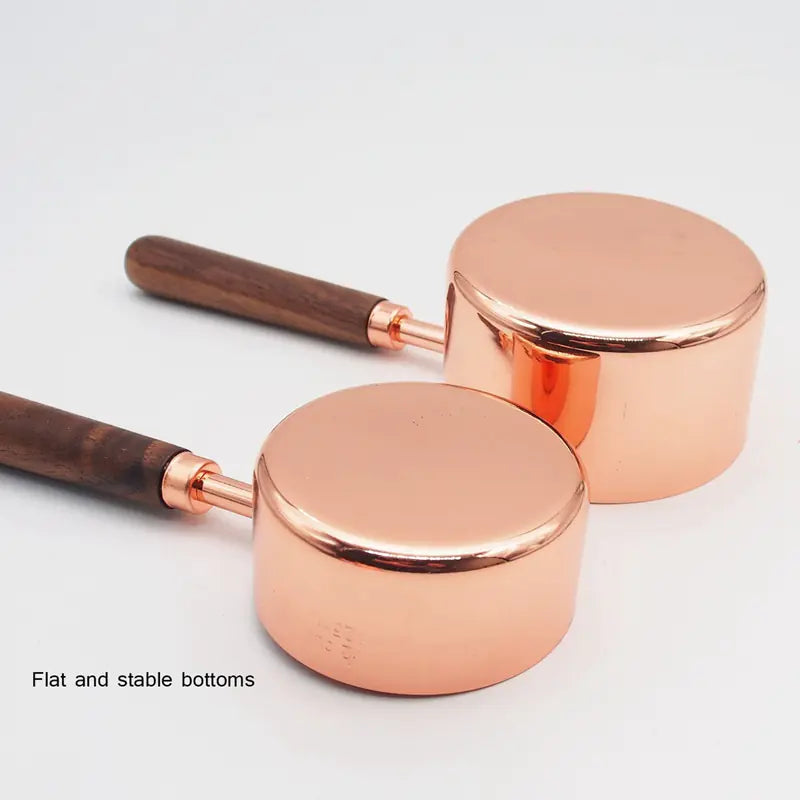 Measuring Cup Set with Rose Gold Stainless Steel Spoons