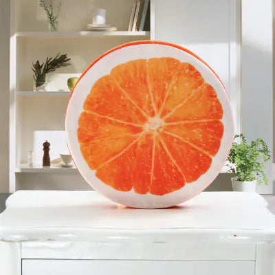 Printed Round Fruit Cushion