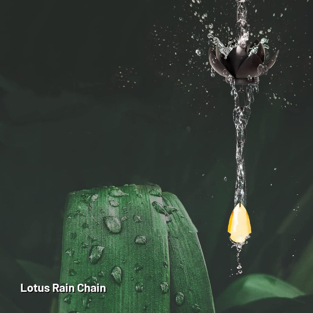 Lotus Flower Rain Chain