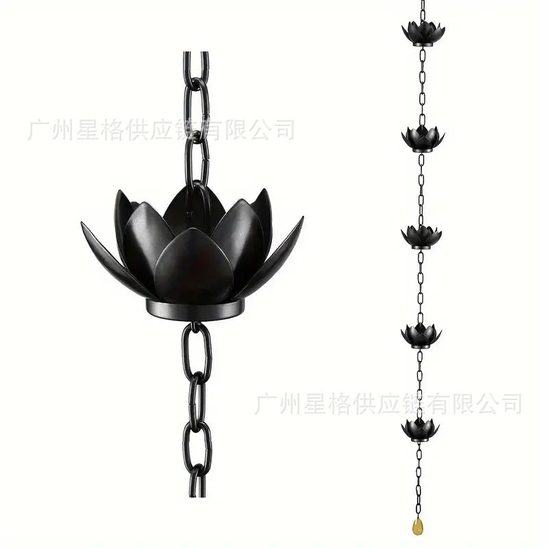 Lotus Flower Rain Chain