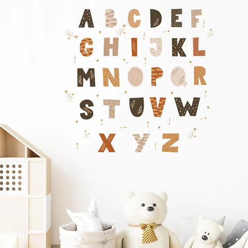 Cartoon ABC Star Wall Stickers for Children's Room