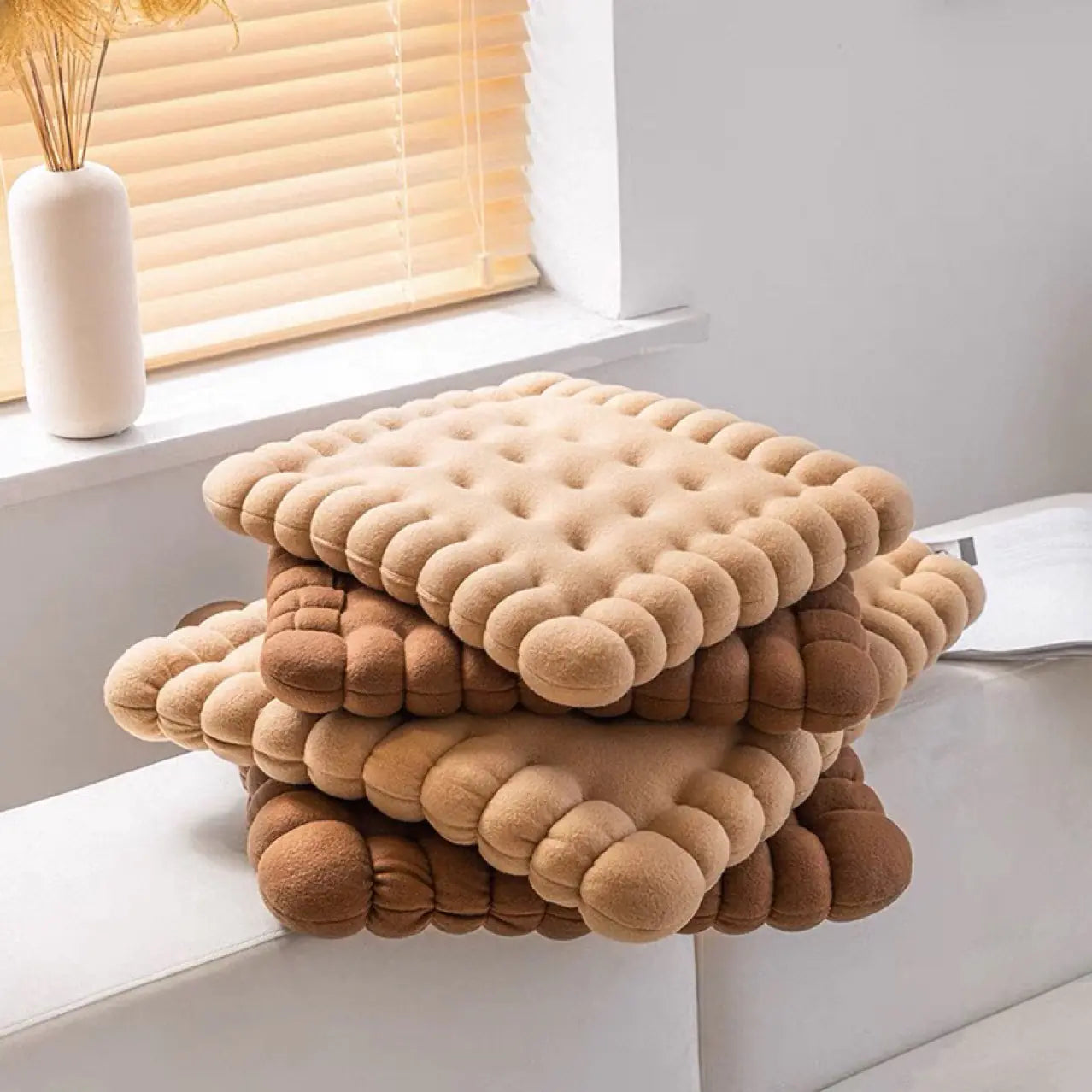 Classic Solid Biscuit Cushion