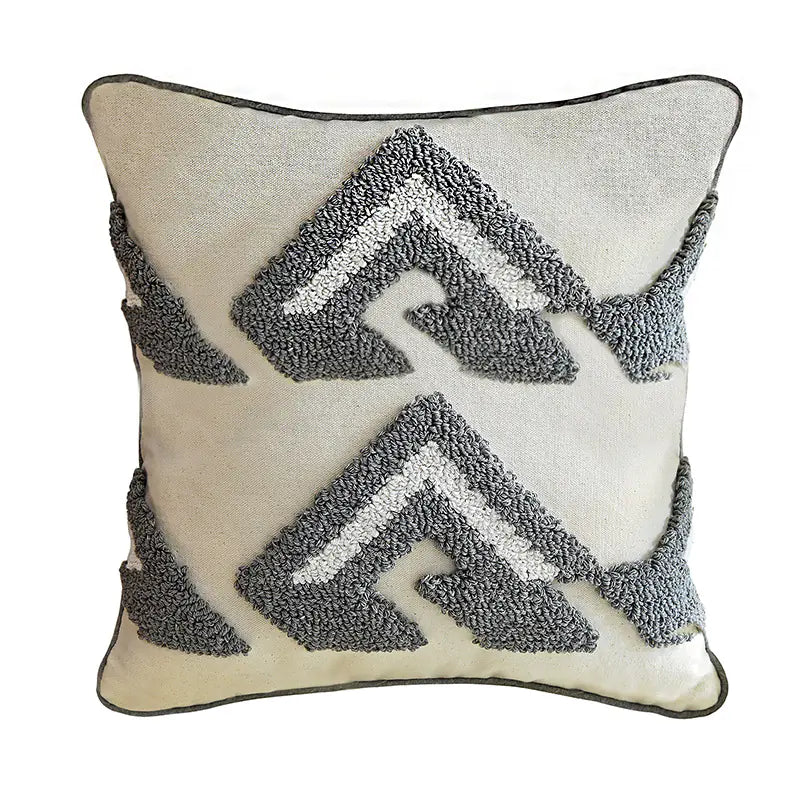 Retro Tufted Wind Throw Pillow