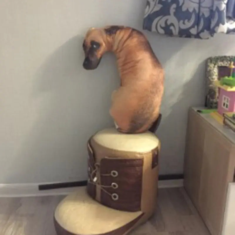 Simulation Dog Pillow 3D