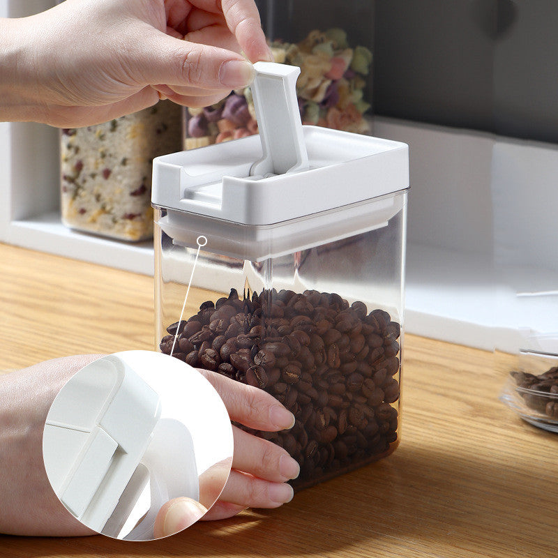 Stackable Plastic Food Storage Containers for Kitchen