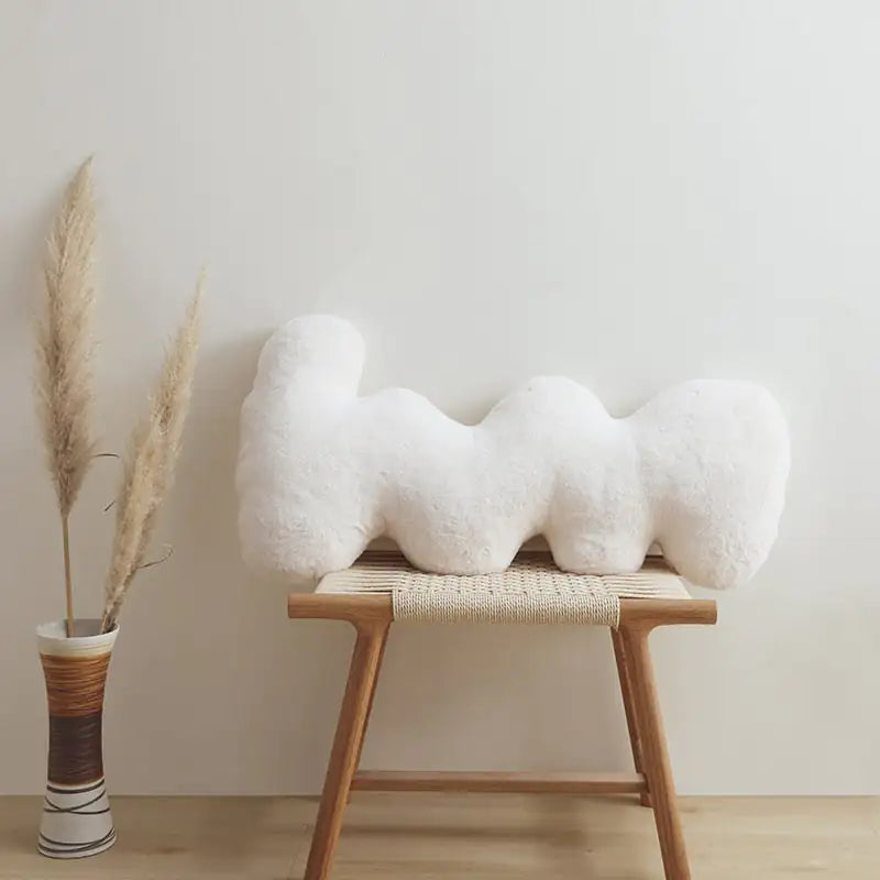 Rabbit Velvet Bedside Statement Pillow