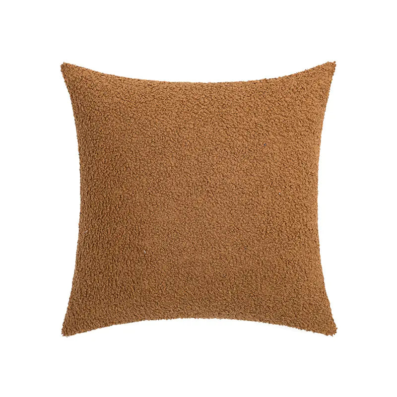 Embroidered Face and Abstract Pillowcase Cover