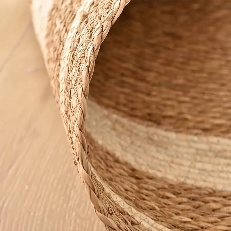 Circular Woven Carpet for Home and Bedroom