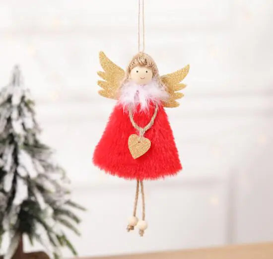 Christmas Plush Doll and Tree Ornament for Holiday Decor