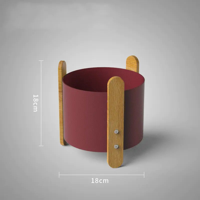 Iron Planter with Creative Minimalist Design