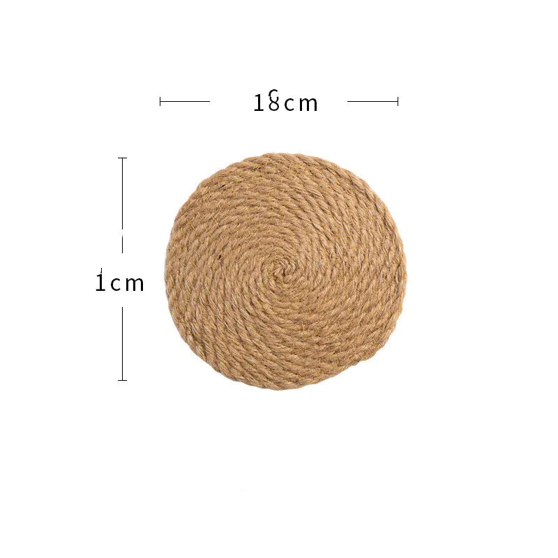 Thick Round Heat-Resistant Kitchen Table Mat
