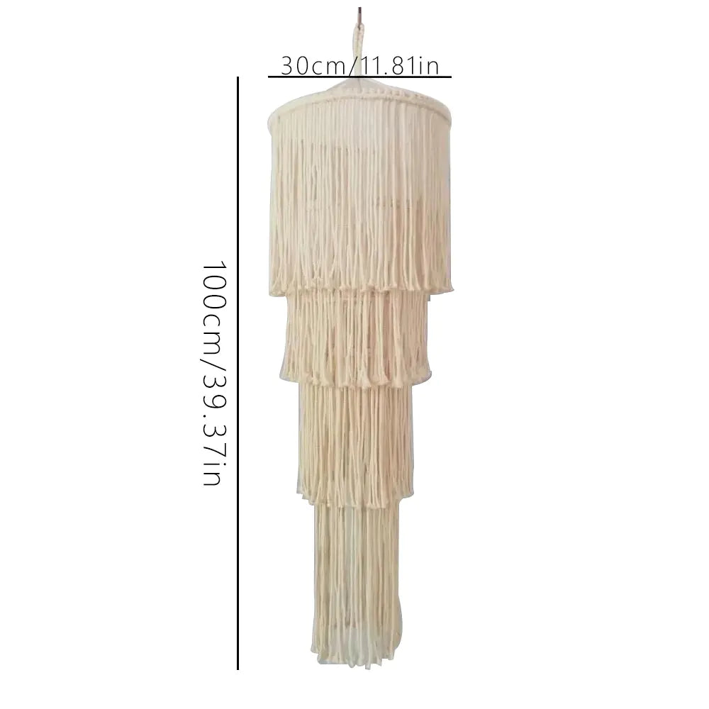 Bohemian Tapestry Lampshade - Handmade Decor