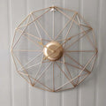 Metal Wall Clock for Living Room - Unique Design